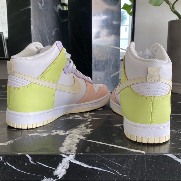 Nike High Top Dunk “Lemon Twist” size 8 Womens - Picture 5 of 8